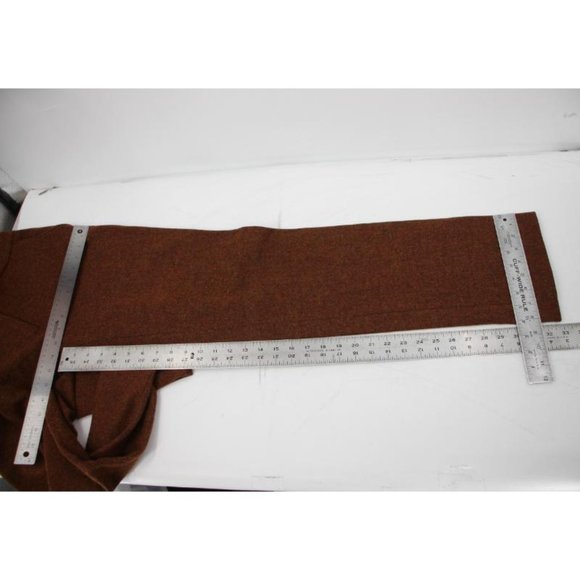 ETRO pant suit women's 44 32x33 two piece tweed silk trim brown wool blend - Picture 10 of 16